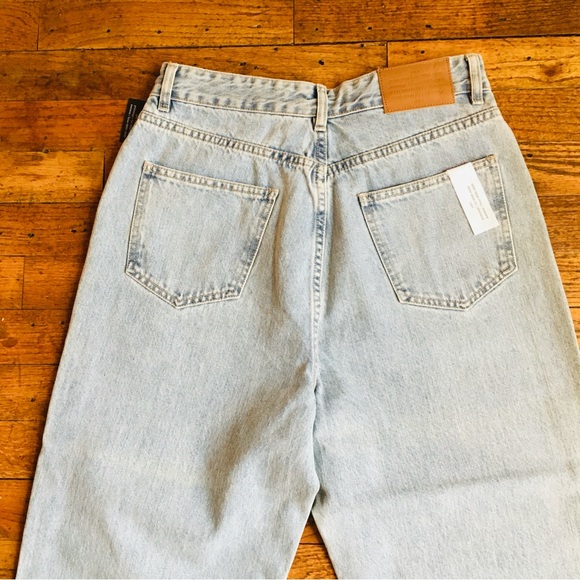 ROKH Blue Distressed Jeans Women’s Size 38 US 6 Regular - Picture 7 of 15